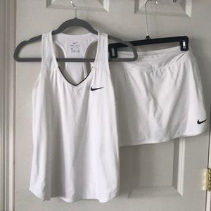 Nike white tank